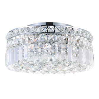 Colosseum Four Light Flush Mount in Chrome (401|8005C12C-R)