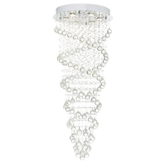 Double Spiral Six Light Flush Mount in Chrome (401|6606C20C)