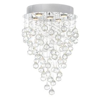 Rain Drop Five Light Flush Mount in Chrome (401|6601C16C)