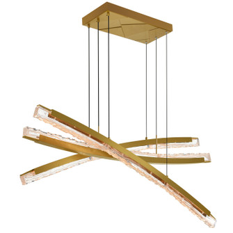Saber LED Chandelier in Brass (401|1710P50-3-624)