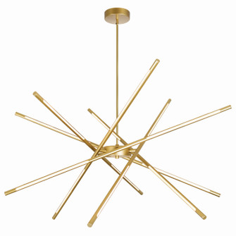 Oskil LED Chandelier in Satin Gold (401|1375P43-6-602)