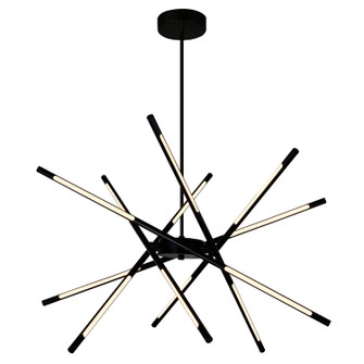 Oskil LED Chandelier in Black (401|1375P31-6-101)