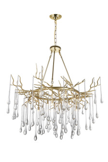 Anita 12 Light Chandelier in Gold Leaf (401|1094P43-12-620)