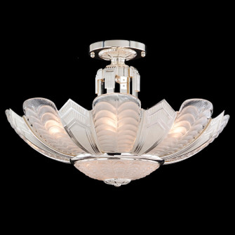 Mariner Luxury 30'' W Semi-Flush Mount in Antique Silver Plated (48|19963-0-387)