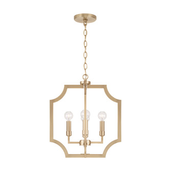 Courtney Four Light Foyer Pendant in Matte Brass (65|AA1037MA)