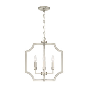Courtney Four Light Foyer Pendant in Brushed Nickel (65|AA1037BN)