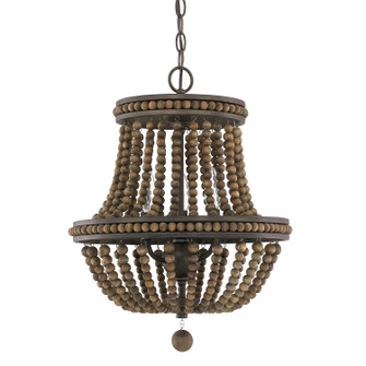 Handley Three Light Chandelier in Tobacco (65|9A123A)