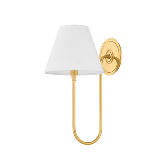 Hawthorne One Light Wall Sconce in Aged Brass (70|MDS2300-AGB)