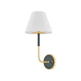 Wedgewood One Light Wall Sconce in Aged Brass (70|MDS2200-AGB/SSG)
