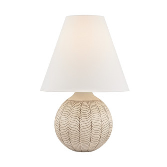 Capers One Light Table Lamp in Aged Brass/Ceramic Ivory Petal (70|CBL9430-AGB/CIP)