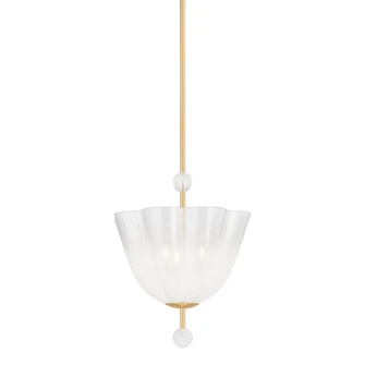 Cambria Heights Three Light Lantern in Aged Brass (70|7817-AGB)