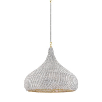 Hampstead One Light Pendant in Aged Brass (70|4828-AGB)