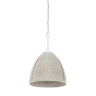 Woodlawn One Light Pendant in White Plaster (70|1718-WP)