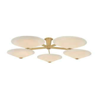 Cologne LED Flush Mount in Vintage Brass (68|521-60-VB)