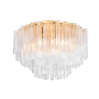 Varenna 15 Light Semi Flush Mount in Vintage Gold Leaf (68|502-34-VGL)