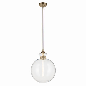 Laria One Light Pendant in Champagne Bronze (12|52779CPZCLR)