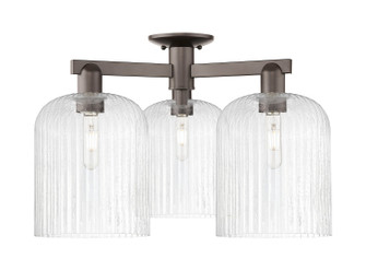 Arcadia Three Light Semi-Flush Mount in Oil Rubbed Bronze (405|716-3F-OB-G559-8SDY)