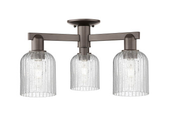 Arcadia Three Light Semi-Flush Mount in Oil Rubbed Bronze (405|716-3F-OB-G559-5SDY)