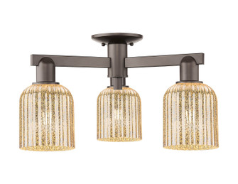 Arcadia Three Light Semi-Flush Mount in Oil Rubbed Bronze (405|716-3F-OB-G559-5ME)