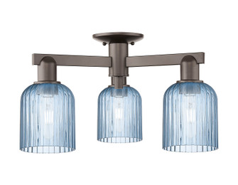 Arcadia Three Light Semi-Flush Mount in Oil Rubbed Bronze (405|716-3F-OB-G559-5BL)