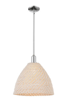 Arcadia One Light Mini Pendant in Polished Chrome (405|716-1S-PC-NBD-16-NAT)
