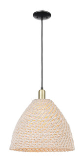 Arcadia One Light Mini Pendant in Black Antique Brass (405|716-1P-BAB-NBD-16-NAT)