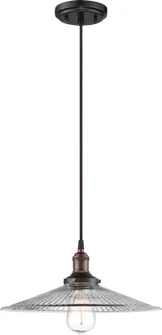 Vintage One Light Pendant in Rustic Bronze (72|60-5516)