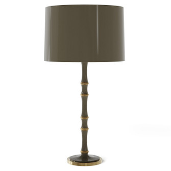 Kane One Light Table Lamp in Smokey Taupe w/Modern Brass (165|ST71X)