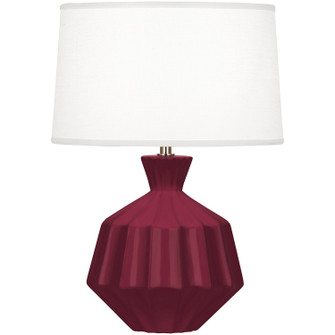 Orion One Light Table Lamp in Sugar Plum Glazed Ceramic (165|SM999)