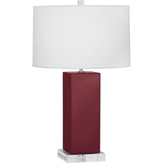 Harvey One Light Table Lamp in Sugar Plum Glazed Ceramic (165|SM995)