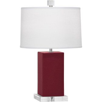 Small Harvey One Light Accent Lamp in Sugar Plum Glazed Ceramic (165|SM990)