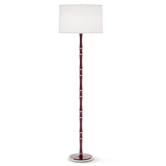 Kane One Light Floor Lamp in Sugar Plum w/Polished Nickel (165|SM74)
