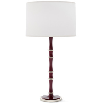 Kane One Light Table Lamp in Sugar Plum w/Polished Nickel (165|SM72)