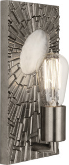 Goliath One Light Wall Sconce in Antiqued Polished Nickel w/White Rock Crystal (165|S418)