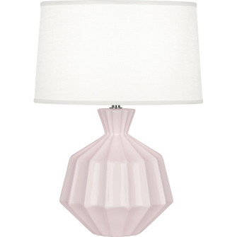 Orion One Light Table Lamp in Rose Water Glazed Ceramic (165|RW999)