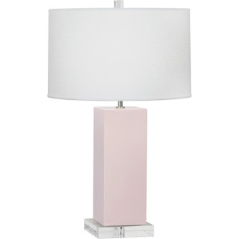 Harvey One Light Table Lamp in Rose Water Glazed Ceramic (165|RW995)