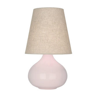 Small June One Light Accent Lamp in Rose Water Glazed Ceramic (165|RW91)