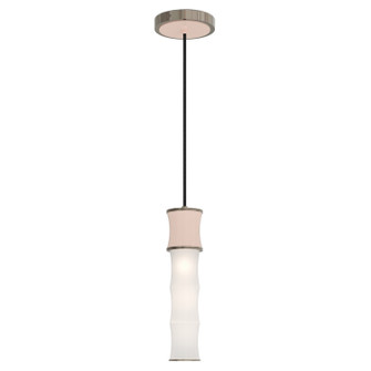 Kane One Light Pendant in Rose Water w/Polished Nickel (165|RW86)