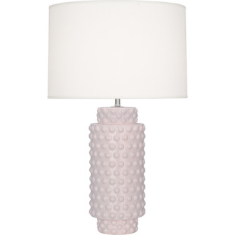 Dolly One Light Table Lamp in Rose Water Glazed Textured Ceramic (165|RW800)