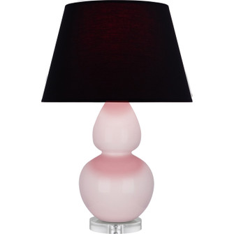 Double Gourd One Light Table Lamp in Rose Water Glazed Ceramic w/Lucite (165|RW23K)