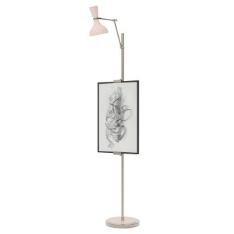 Clare One Light Floor Easel in Polished Nickel w/Rose Water Painted (165|RW17RW)