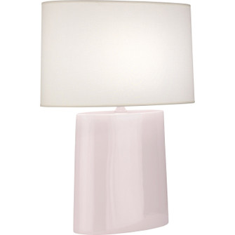 Victor One Light Table Lamp in Rose Water Glazed Ceramic (165|RW03)