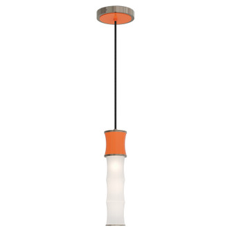 Kane One Light Pendant in Pumpkin w/Polished Nickel (165|PM86)