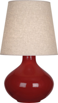 June One Light Table Lamp in Oxblood Glazed Ceramic (165|OX991)
