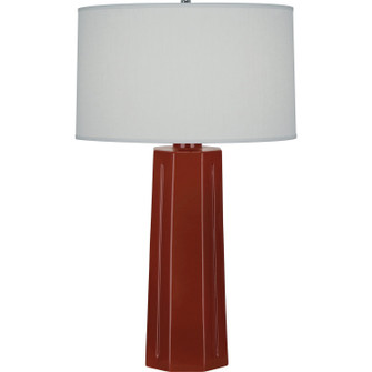 Mason One Light Table Lamp in Oxblood Glazed Ceramic (165|OX960)