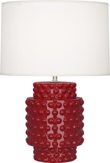 Small Dolly One Light Accent Lamp in Oxblood Glazed Textured Ceramic (165|OX801)
