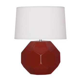 Small Franklin One Light Accent Lamp in Oxblood Glazed Ceramic (165|OX02)