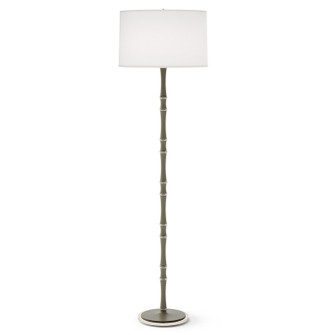 Kane One Light Floor Lamp in Matte Smokey Taupe w/Polished Nickel (165|MST74)