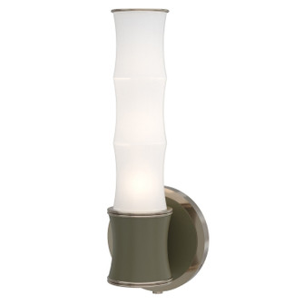 Kane One Light Wall Sconce in Matte Smokey Taupe w/Polished Nickel (165|MST69)