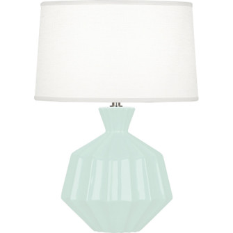 Orion One Light Table Lamp in Mint Glazed Ceramic (165|MN999)